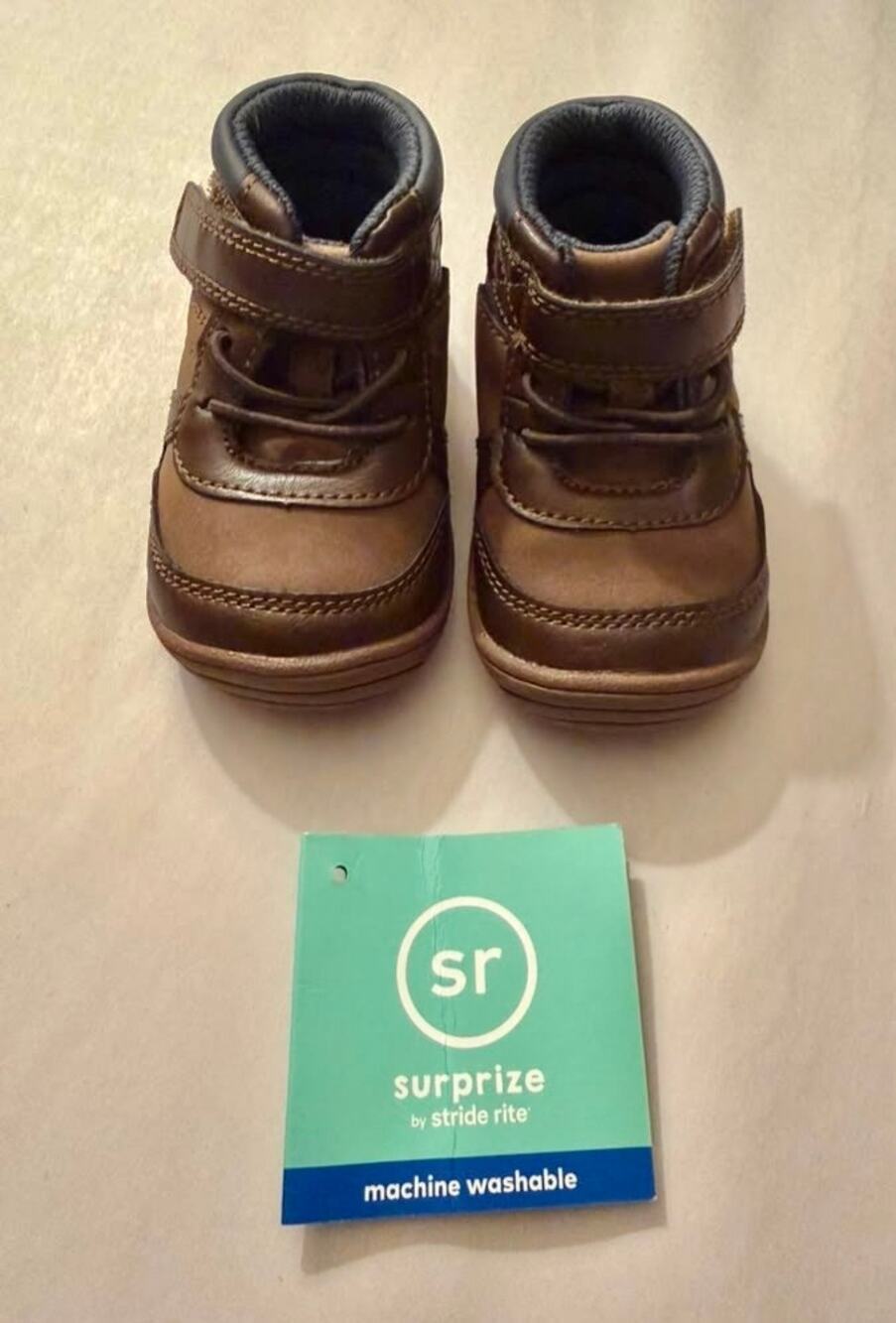 NWT Surprize by Stride Rite Baby Quillo Boots - Brown 3M